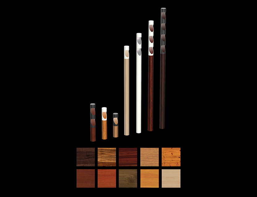 Inline product family faux wood options